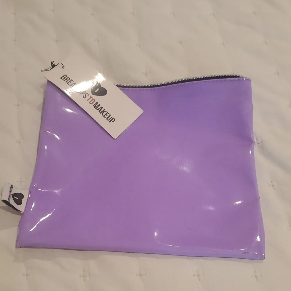 Purple Cosmetic Bag with Fun Print (24)